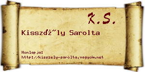 Kisszély Sarolta névjegykártya